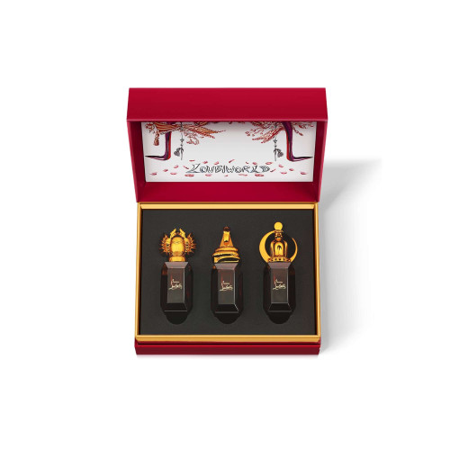 CHRISTIAN LOUBOUTIN 3 * 9 ML EAU DE PARFUM INTENSE MINI SET: LOUBCHARME + LOUBIPRINCE + LOUBILUNA