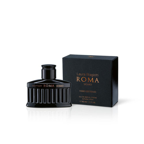 LAURA BIAGIOTTI ROMA UOMO NERO ESTREMO 1.3 EAU DE PARFUM INTENSE SPRAY FOR MEN