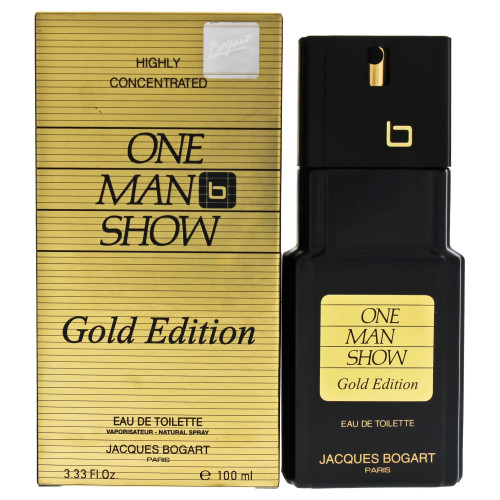 BOGART ONE MAN SHOW GOLD EDITION 3.4 EAU DE TOILETTE SPRAY FOR MEN
