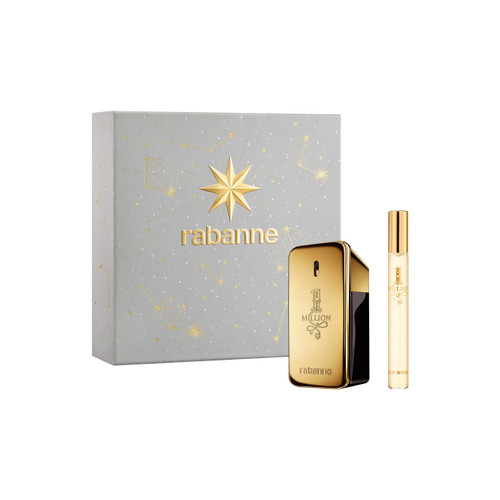 PACO RABANNE ONE MILLION 2 PCS SET FOR MEN: 1.7 EAU DE TOILETTE SPRAY + 0.34 EAU DE TOILETTE SPRAY..