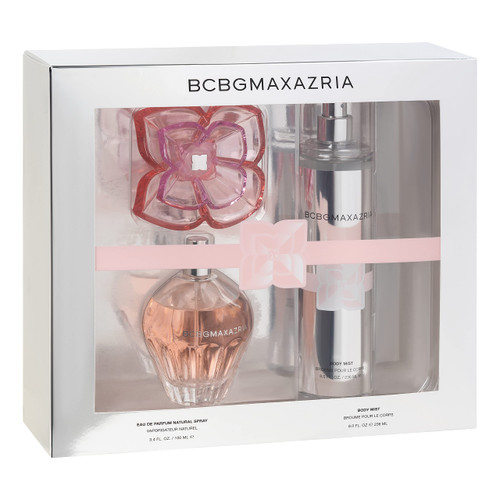 BCBG MAX AZRIA 2 PCS SET FOR WOMEN: 3.4 EAU DE PARFUM SPRAY + 8 OZ BODY MIST