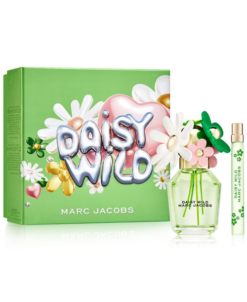 MARC JACOBS DAISY WILD 2 PCS SET FOR WOMEN: 1.6 EAU DE PARFUM SPRAY + 0.33 EAU DE PARFUM SPRAY