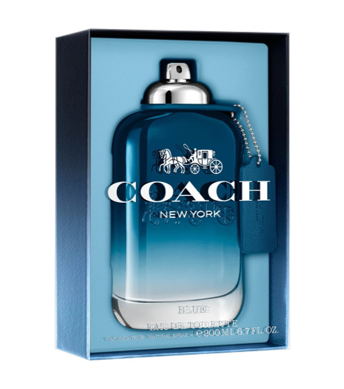 COACH BLUE 6.7 EAU DE TOILETTE SPRAY FOR MEN.