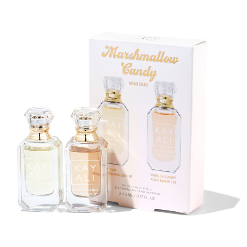 KAYALI 2 * 5 ML EAU DE PARFUM MINI SET: YUM BOUJEE MARSHMALLOW + VANILLA CANDY ROCK SUGAR