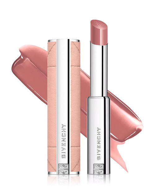 GIVENCHY ROSE PERFECTO SHINE 0.11 SERUM LIPSTICK #119 FRESH NUDE