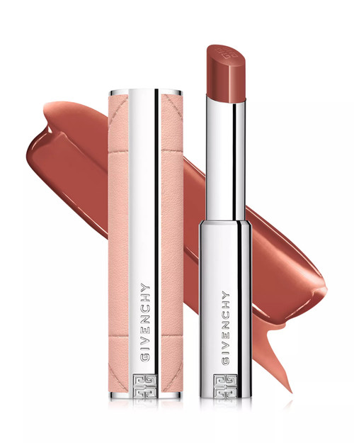GIVENCHY ROSE PERFECTO SHINE 0.11 SERUM LIPSTICK #501 SPICY BROWN