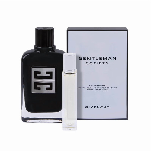 GIVENCHY GENTLEMAN SOCIETY 2 PCS SET: 3.3 EAU DE PARFUM SPRAY + 0.42 EAU DE PARFUM SPRAY