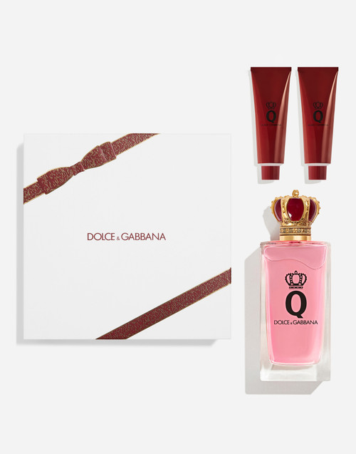 DOLCE & GABBANA "Q" 3 PCS SET FOR WOMEN: 3.3 EAU DE PARFUM SPRAY + 1.69 SHOWER GEL + 1.69 BODY LOTION