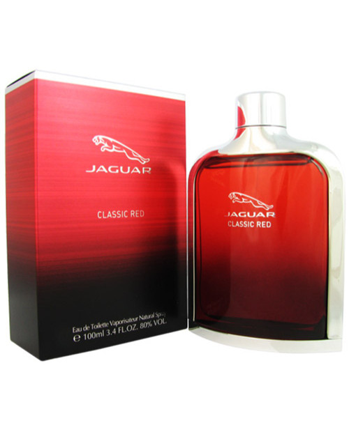 JAGUAR CLASSIC RED 3.4 EAU DE TOILETTE SPRAY FOR MEN