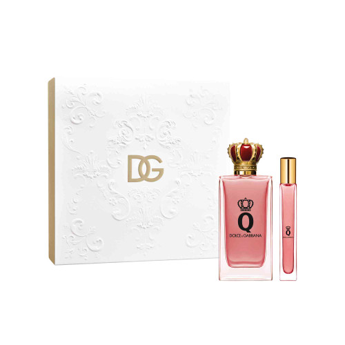 DOLCE & GABBANA "Q" 2 PCS SET: 3.3 EAU DE PARFUM SPRAY INTENSE + 0.33 EAU DE PARFUM SPRAY INTENSE