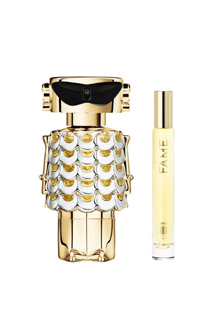 PACO RABANNE FAME 2 PCS SET FOR WOMEN: 0.33 EAU DE PARFUM SPRAY + 0.14 EAU DE PARFUM SPRAY