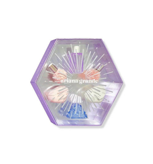 ARIANA GRANDE 6 * 7.5 ML PARFUM MINI SET FOR WOMEN: GOD IS A WOMAN + SWEET LIKE CANDY + MOD BLUSH + CLOUD + MOD VANILLA + ARI