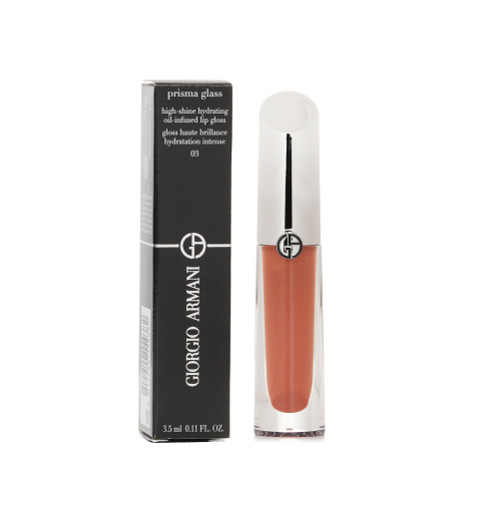 ARMANI PRISMA GLASS 0.11 LIP GLOSS #03 HONEY GLEAM
