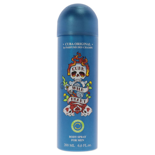 CUBA WILD HEART 6.6 BODY SPRAY FOR MEN