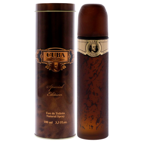 CUBA GOLD SPECIAL EDITION 3.3 EAU DE TOILETTE SPRAY FOR MEN