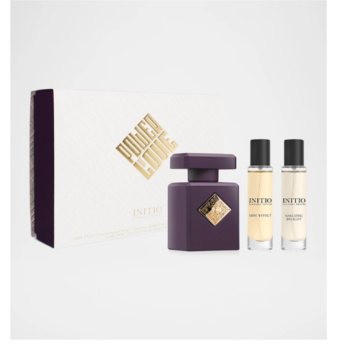 INITIO PARFUMS CARNAL BLENDS 3 PCS SET: SIDE EFFECT 1.7 EAU DE PARFUM SPRAY + SIDE FFECT 0.33 EAU DE PARFUM TRAVEL SPRAY + NARCOTIC DELIGHT 0.33 EAU DE PARFUM TRAVEL SPRAY