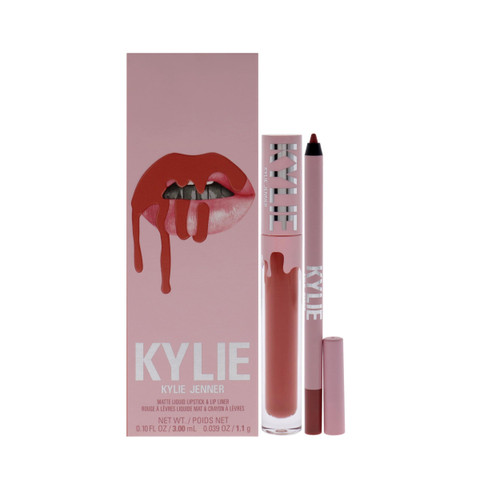 KYLIE JENNER MATTE LIP KIT #505 AUTUMN 2 PCS SET: 0.10 MATTE LIQUID LIPSTICK + 0.03 PENCIL LIP LINER