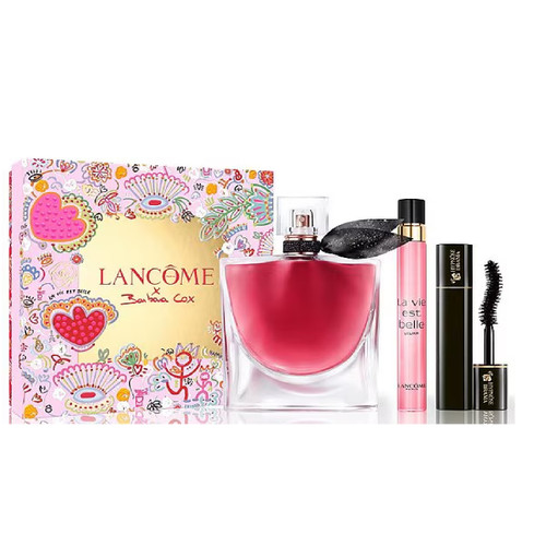 LANCOME LA VIE EST BELLE ELIXIR 3 PCS SET FOR WOMEN: 3.4 EAU DE PARFUM SPRAY + 0.34 EAU DE PARFUM TRAVEL SPRAY + 0.06 MINI MASCARA
