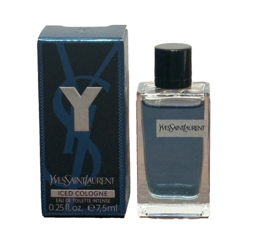 YSL Y ICED COLOGNE 7.5 ML EAU DE TOILETTE INTENSE MINI FOR MEN