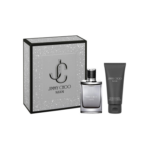 JIMMY CHOO MAN 2 PCS SET: 1.7 EAU DE TOILETTE SPRAY + 3.3 ALL OVER SHOWER GEL