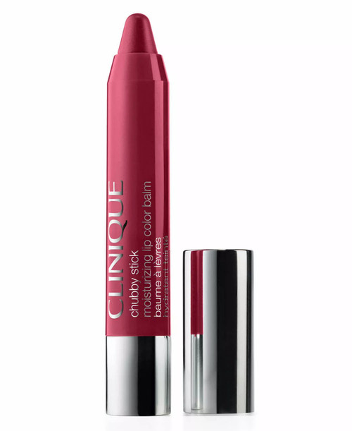 CLINIQUE 0.10 CHUBBY STICK MOISTURIZING LIP COLOR BALM #07 SUPER STRAWBERRY