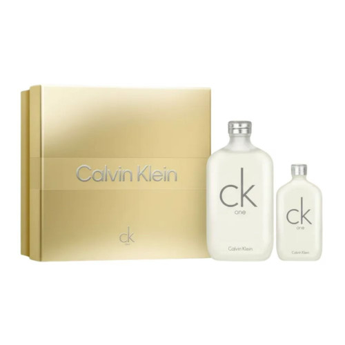 CK ONE 2 PCS SET: 6.7 EAU DE TOILETTE SPRAY + 1.6 EAU DE TOILETTE SPRAY.