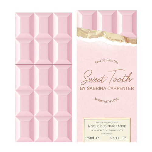 SABRINA CARPENTER SWEET TOOTH 2.5 EAU DE PARFUM SPRAY FOR WOMEN.