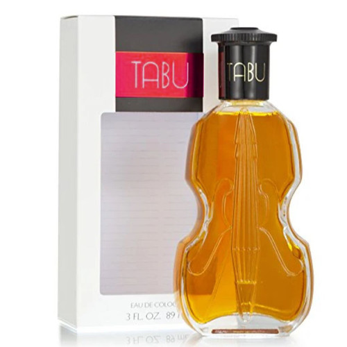 TABU 3 OZ EAU DE COLOGNE SPRAY VIOLIN BOTTLE FOR WOMEN