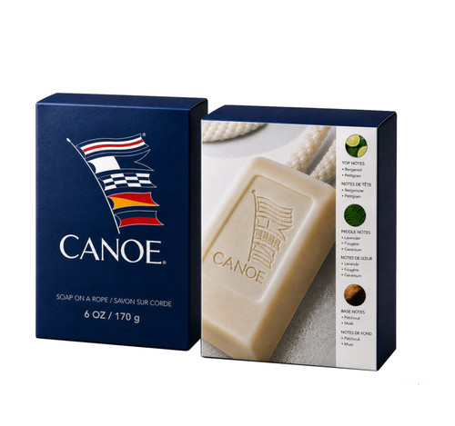 CANOE 6 OZ SOAP ON A ROPE FOR MEN