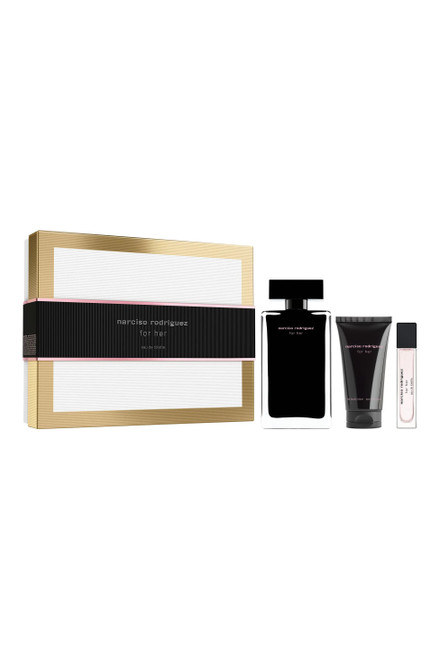 NARCISO RODRIGUEZ FOR HER 3 PCS SET: 3.3 EAU DE TOILETTE SPRAY + 0.33 EAU DE TOILETTE SPRAY + 1.6 BODY LOTION..