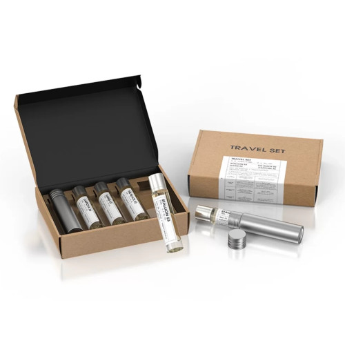 EMPER 5 PCS SET: STALLION 53 0.5 EAU DE PARFUM SPRAY + THE BLACK 92 0.5 EAU DE PARFUM SPRAY + ILANG 62 0.5 EAU DE PARFUM SPRAY + CAPTCHA 36 0.5 EAU DE PARFUM SPRAY + TRAVEL SPRAY CASE