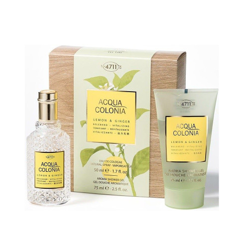 4711 ACQUA COLONIA LEMON & GINGER SET: 1.7 EAU DE COLOGNE + 2.5 SHOWER GEL 4711 ACQUA COLONIA LEMON & GINGER SET: 1.7 EAU DE COLOGNE + 2.5 SHOWER GEL