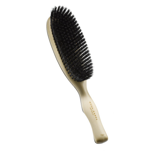 ACCA KAPPA NATURAL BRISTLES CLOTHES BRUSH OLIVE WHITE MAPLE & BLACK STAINED TULIP TREE WOOD