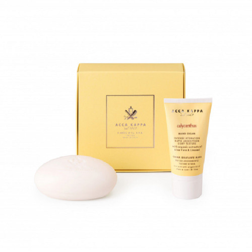 ACCA KAPPA CALYCANTHUS 2 PCS GIFT SET: 2.5 HAND CREAM + 5.3 SOAP