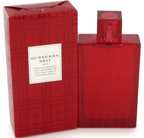 BURBERRY BRIT RED 3.4 EDP SP FOR WOMEN