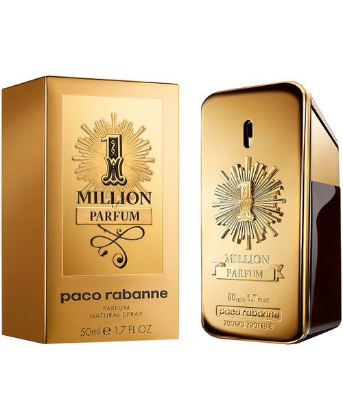 PACO RABANNE ONE MILLION PARFUM 1.7 PARFUM SPRAY FOR MEN PACO RABANNE ONE MILLION PARFUM 1.7 PARFUM SPRAY FOR MEN