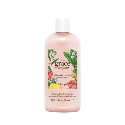 PHILOSOPHY AMAZING GRACE BERGAMOT 16 OUNCES SHAMPOO, BATH & SHOWER GEL