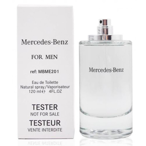 MERCEDES-BENZ 4 OZ TESTER EAU DE TOILETTE SPRAY FOR MEN. MERCEDES-BENZ 4 OZ TESTER EAU DE TOILETTE SPRAY FOR MEN.