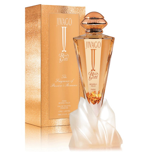 JIVAGO ROSE GOLD 2.5 EAU DE TOILETTE SPRAY FOR WOMEN