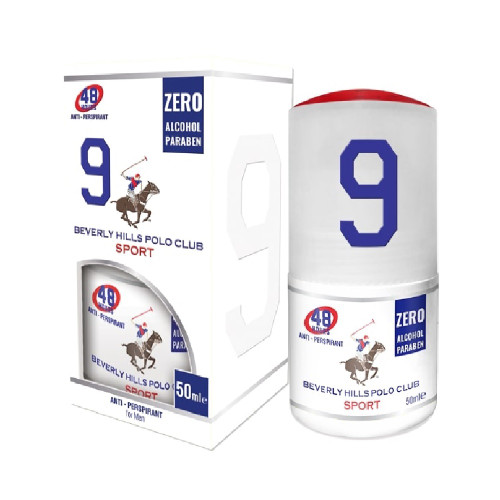 BEVERLY HILLS POLO CLUB SPORT NINE 1.7 ANTIPERSPIRANT ROLL-ON FOR MEN