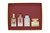 DOLCE & GABBANA 4 PCS MINI SET FOR WOMEN: DEVOTION 5 ML EAU DE PARFUM + "Q" 5 ML EAU DE PARFUM + LIGHT BLUE 4.5 ML EAU DE TOILETTE + THE ONE 5 ML EAU DE PARFUM (HARD)
