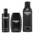 DRAKKAR NOIR 3 PCS SET FOR MEN: 3.4 EAU DE TOILETTE SPRAY + 3.3 AFTER SHAVE LOTION + 5.8 DEODORANT SPRAY