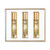 CREED 3 * 0.33 EAU DE PARFUM SPRAY SET FOR WOMEN: AVENTUS FOR HER + CARMINA + WIND FLOWERS