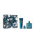 VERSACE EROS 3 PCS SET FOR MEN: 3.4 EAU DE PARFUM SPRAY + 5 ML EAU DE PARFUM MINI + 5 OZ SHOWER GEL