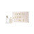 BVLARGI EAU PARFUMEE AU THE BLANC 3 PCS SET: 2.5 EAU DE TOILETTE SPRAY + 0.34 EAU DE TOILETTE TRAVEL SPRAY + 2.5 SHOWER GEL