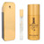 PACO RABANNE 1 MILLION 3 PCS SET FOR MEN: 1.6 EAU DE TOILETTE SPRAY + 5 OZ DEODORANT SPRAY + 0.33 EAU DE TOILETTE TRAVEL SPRAY