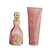 JIMMY CHOO I WANT CHOO WITH LOVE 2 PCS SET FOR WOMEN: 2 OZ EAU DE PARFUM SPRAY + 3.3 BODY LOTION