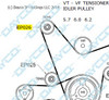 Idler / Tensioner 6 Rib Pulley EP026