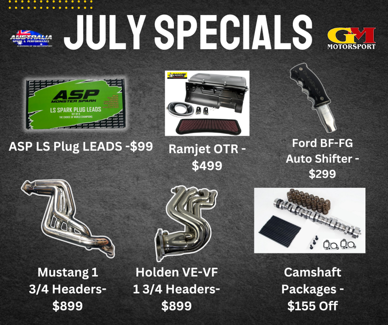Monthly Specials
