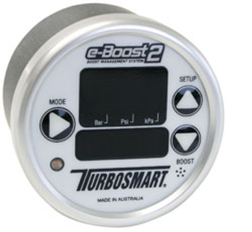 E-Boost 2 Boost Controller & Gauge (60mm) White / Silver